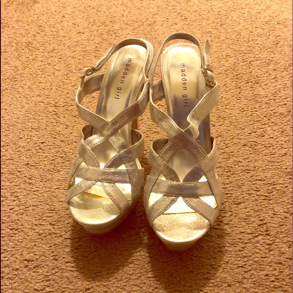 Silver heels